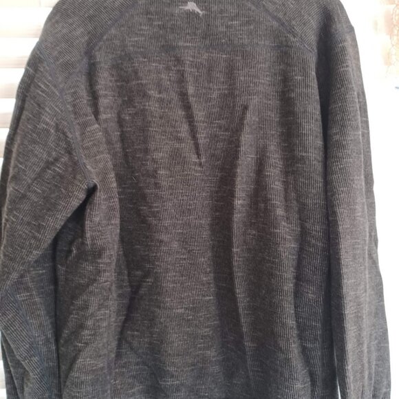 Tommy Bahama Men’s Sweatshirt Pullover XL Charcoal Heather 84% Cotton / 16 Tence - Picture 5 of 7